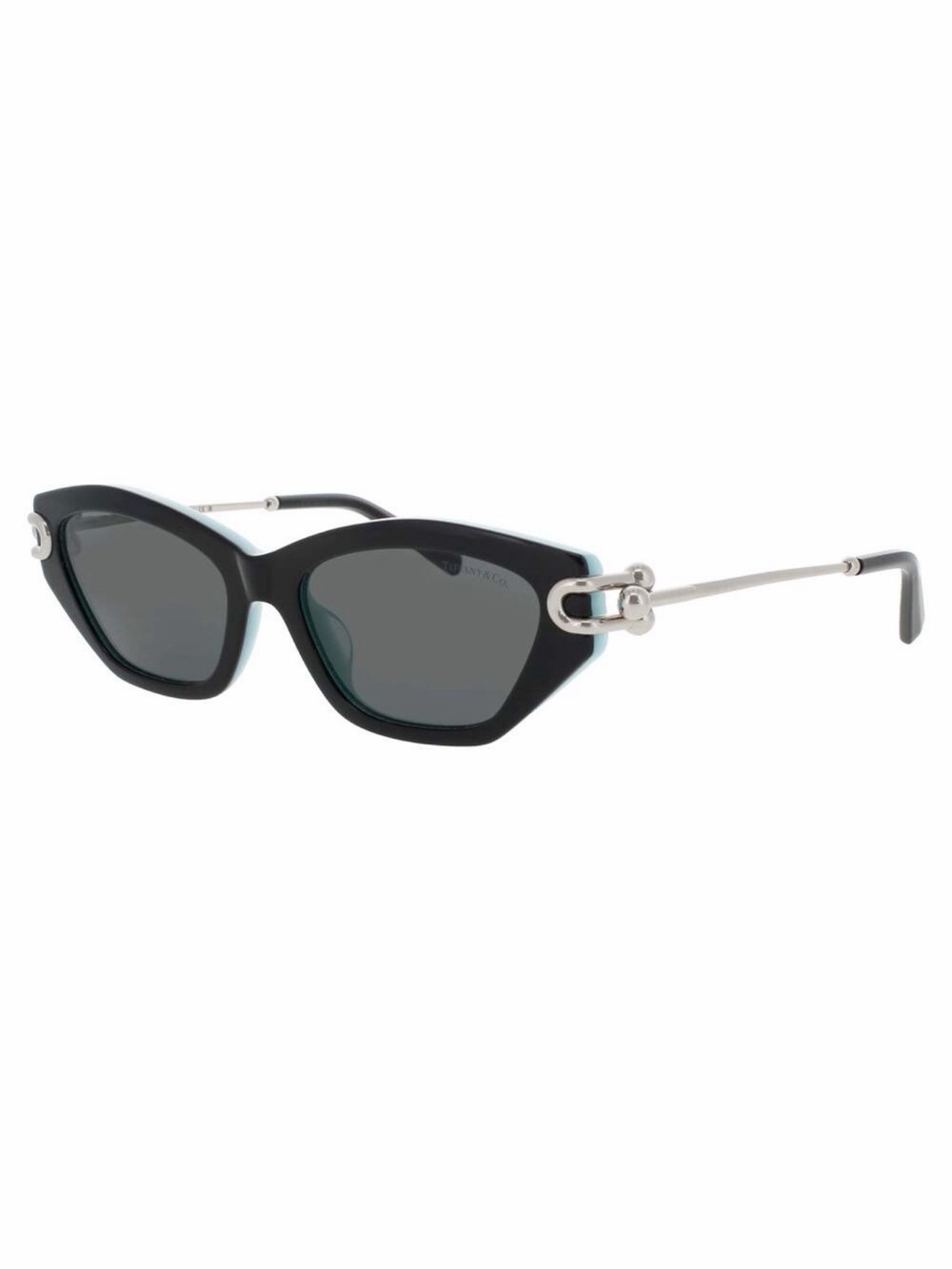 NEW TIFFANY & CO TF4231U 8055S4 BLACK ON TIFFANY BLUE Sunglasses Authentic